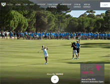 Tablet Screenshot of grangegolf.com.au